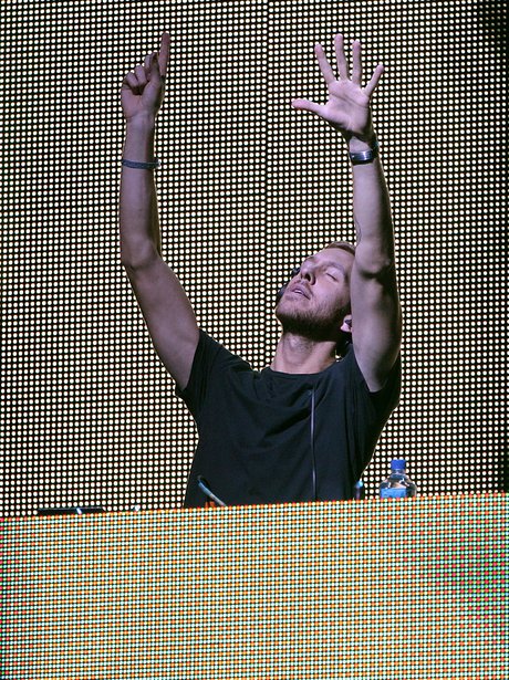 Calvin Harris at the Jingle Bell Ball 2012