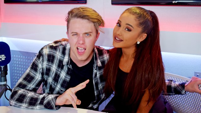 Roman Kemp and Ariana Grande
