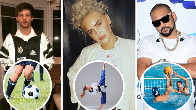 Louis Tomlinson Anne-Marie Sean Paul sports 