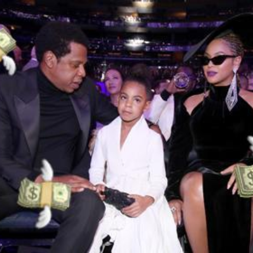Blue Ivy Bids On Auction 